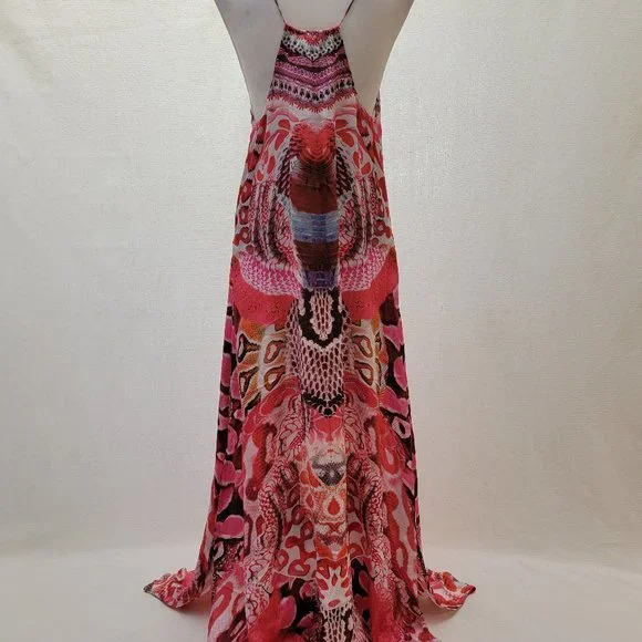 Shahida Parides Python Halter Maxi Dress - Picture 5 of 16